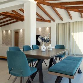 3 bedroom seaside villa with pool & jacuzzi, near Acharavi, sleeps 6